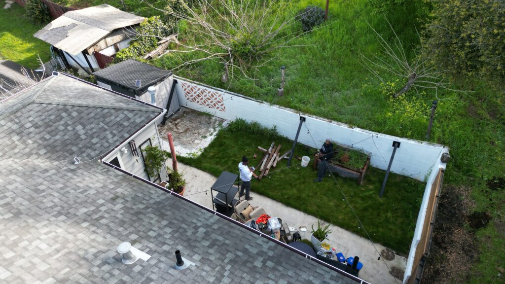 All Access Construction Oakland retaining wall before demo