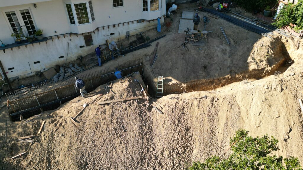 All Access Construction structural retaining wall rebuild project San Rafael California
