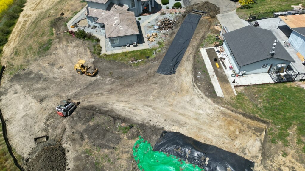 All Access Construction Santa Clara County grading work for fire truck turnaround